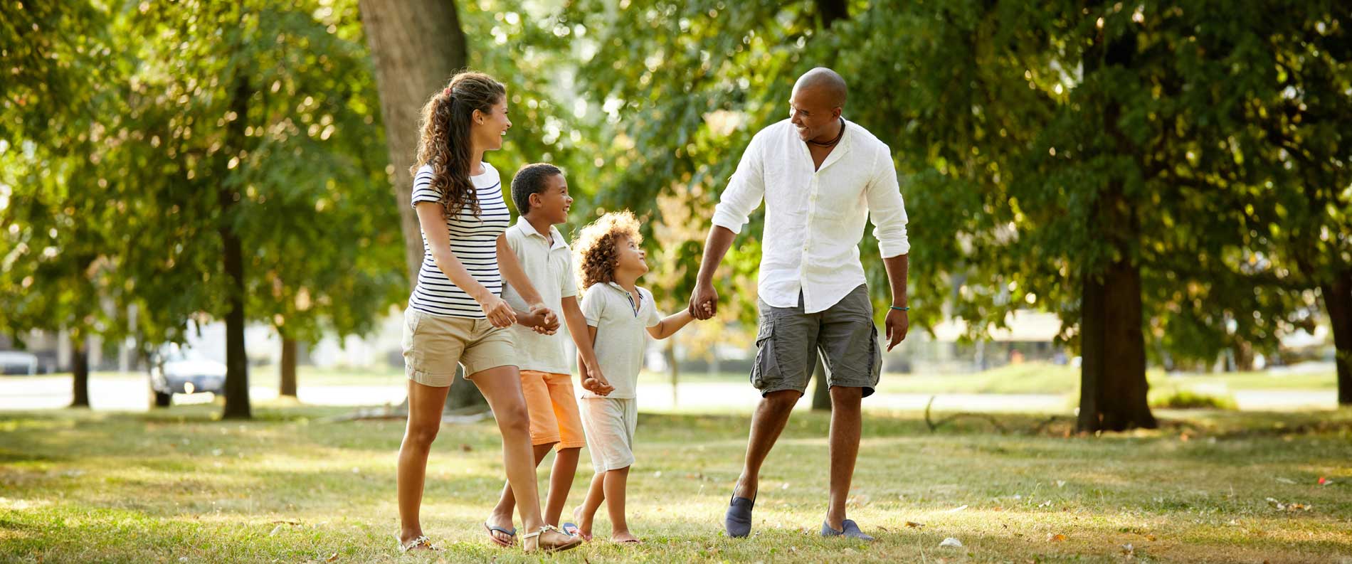 family at the park